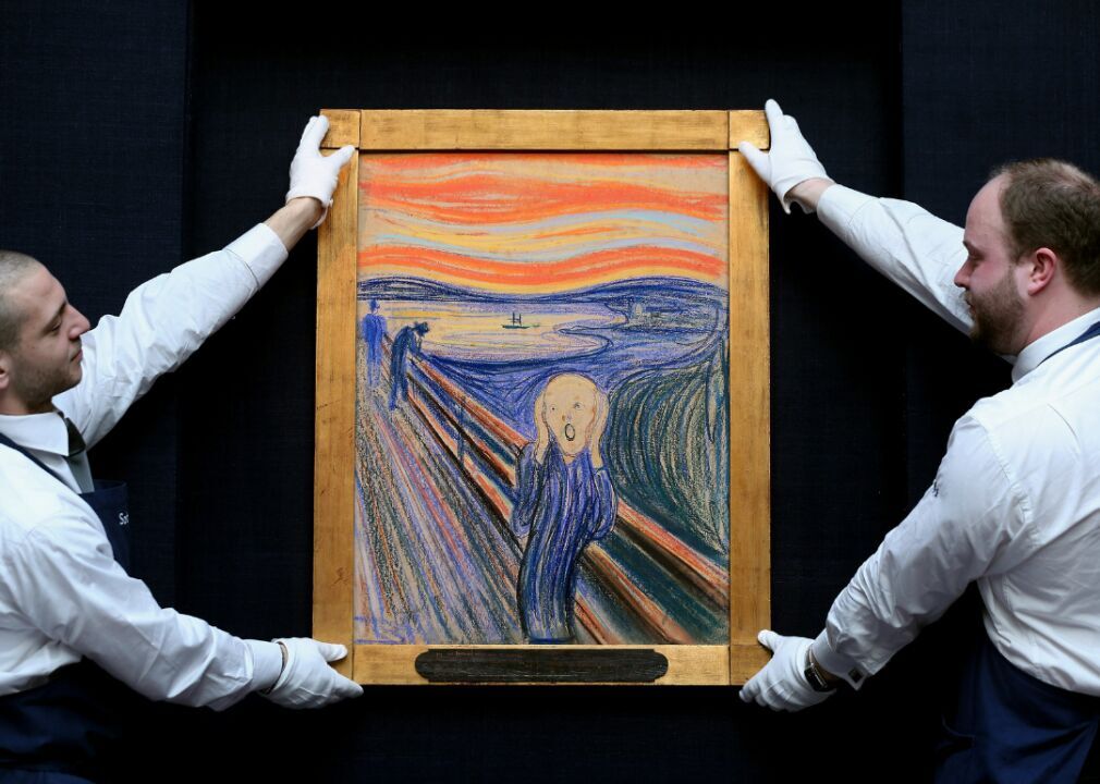 2012: Munch’s 'The Scream' sets auction record for pastel